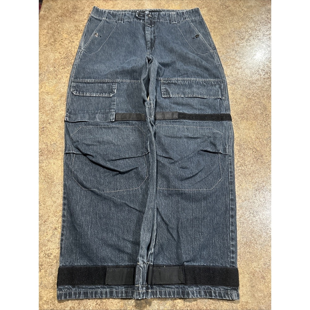 vintage y2k marithe francois girbaud jeans 38x32 Baggy Skater Wide Leg Blue